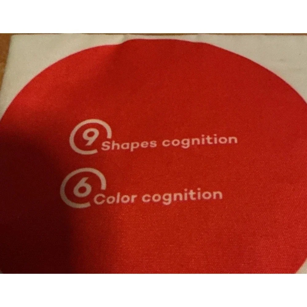 Baby Visual Quiet Book Shapes Colors High Contrast Sensory Learning Toy